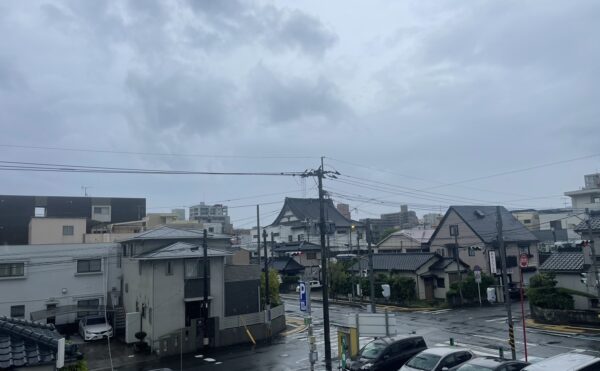 28日朝現在、台風の影響はまだ無し