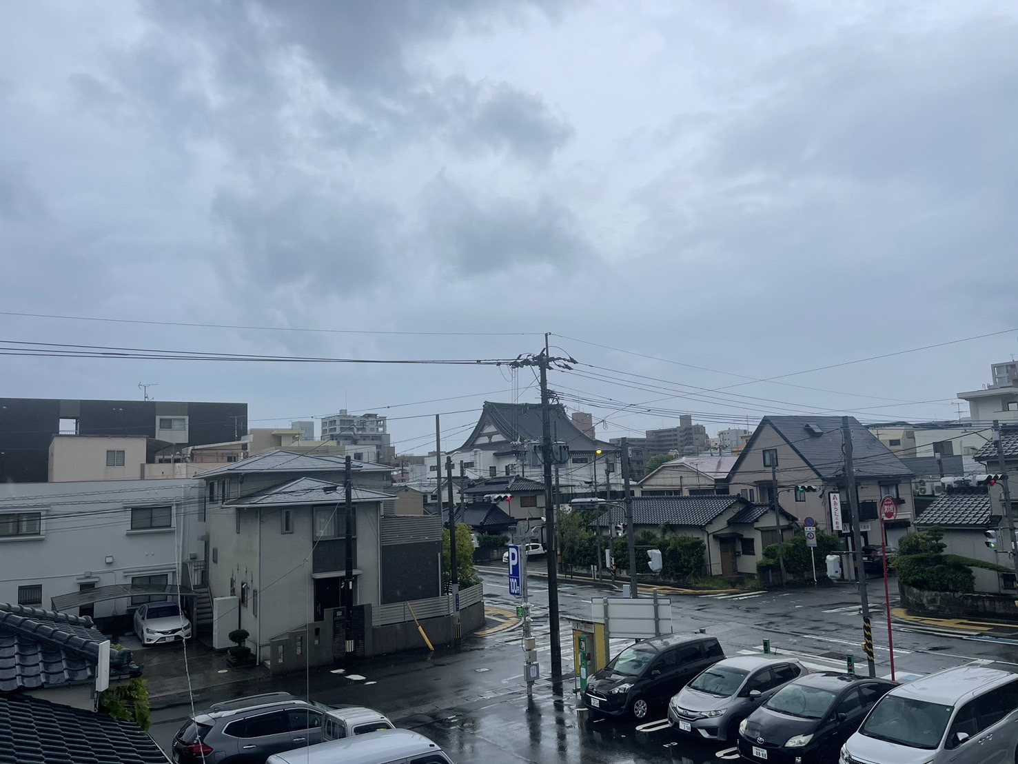 28日朝現在、台風の影響はまだ無し