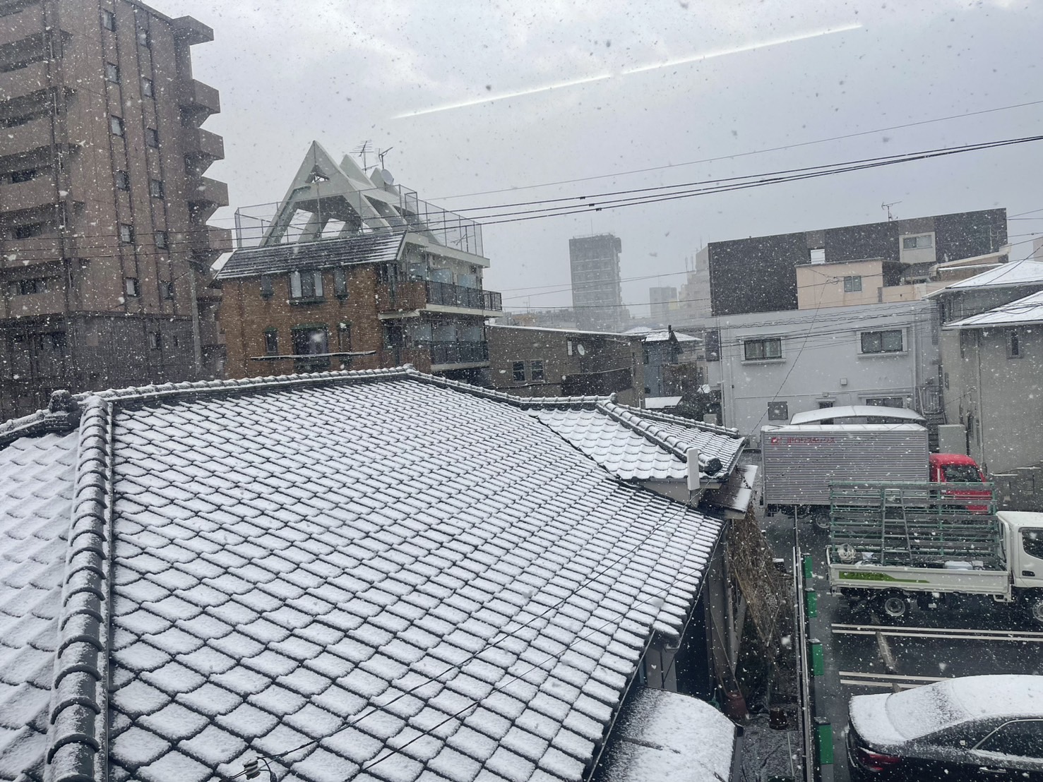 鹿児島でも雪が