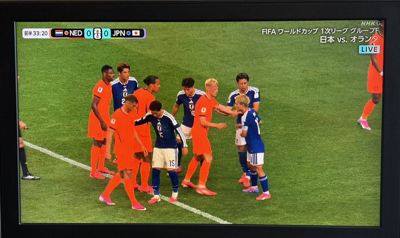 がんばれニッポン！W杯初戦オランダ戦を応援しながら、日本一早いブログ更新中！