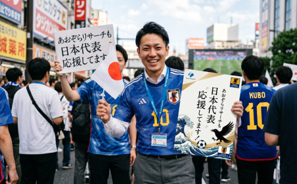 サッカー日本代表にも負けない熱量で気張ります！！