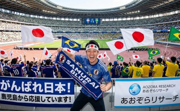 次はブラジル戦　キバレ日本代表！！！
