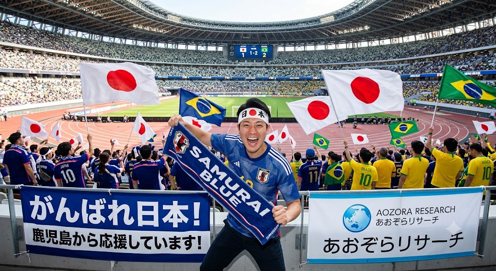 次はブラジル戦　キバレ日本代表！！！